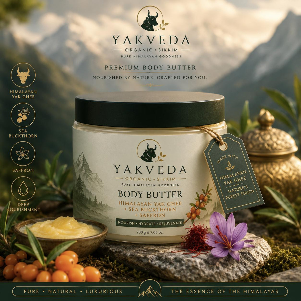 YakVeda Himalayan Yak Ghee Body Butter
