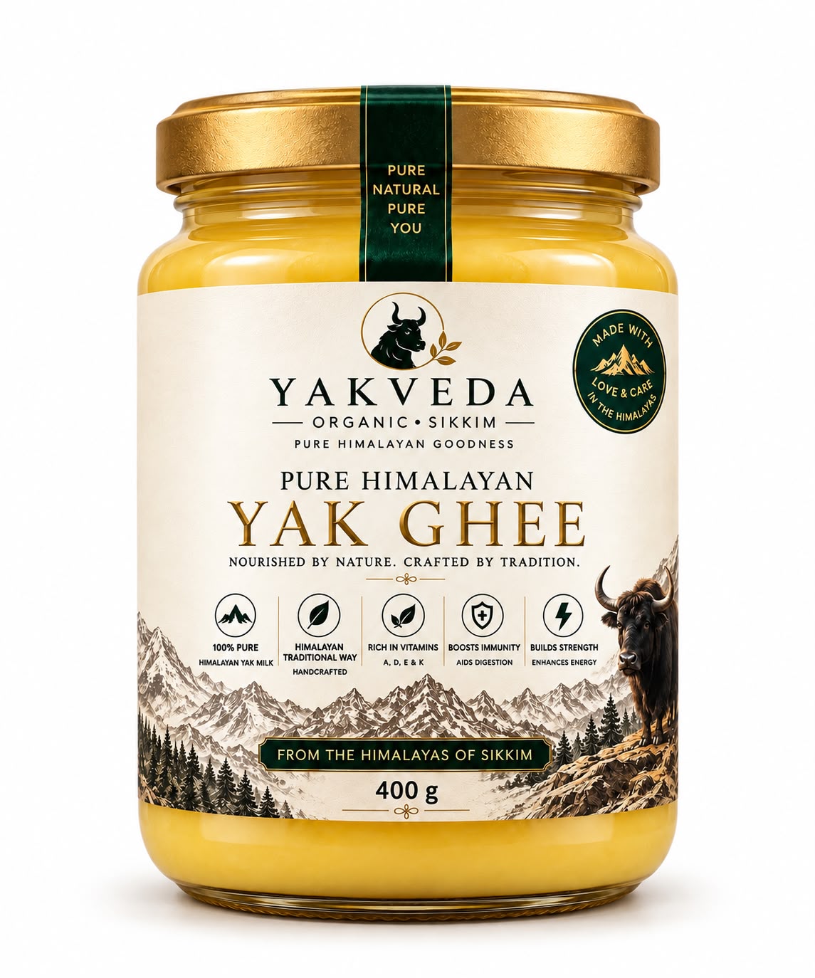 YakVeda Pure Himalayan Yak Ghee